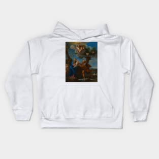 The Flight into Egypt by Carlo Maratti Kids Hoodie